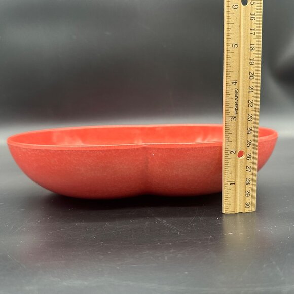 Vintage Butt Bowl Serving Dish Pink Mid Century Brachell USA Melmac Melamine 60s - Picture 10 of 10